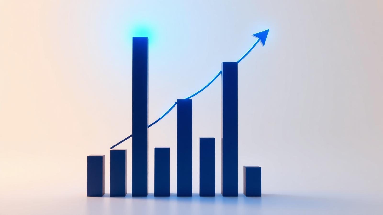 Growth chart illustrating NovaFlow88's scalable NGO software plans